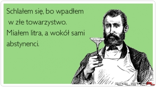 Schlałem się...