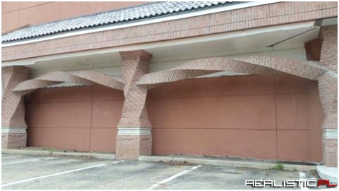 These horizontal spiraled bricks