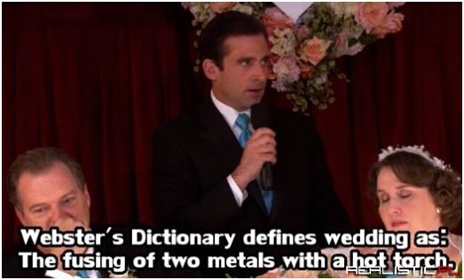 This wedding toast is off to a bad star