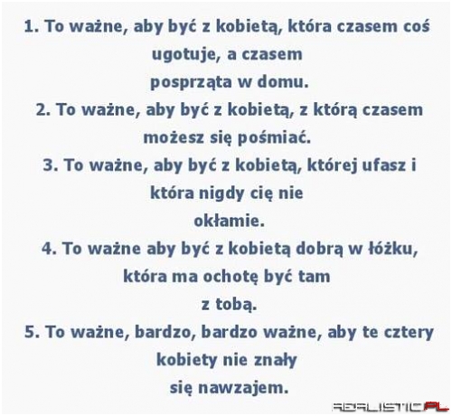 To ważne....