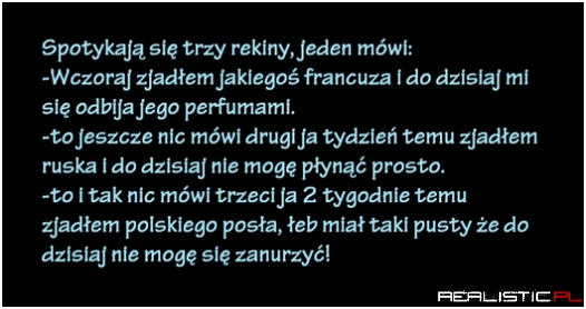 Trzy rekiny