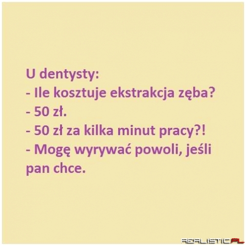 U dentysty