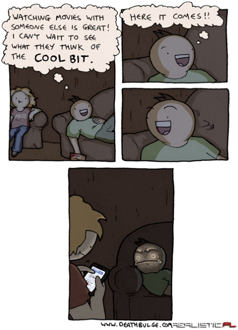 Watching movies