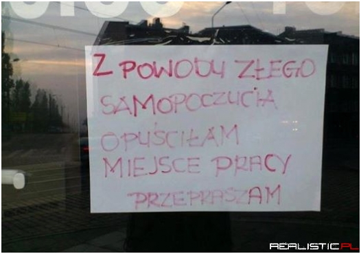 Złe samopoczucie