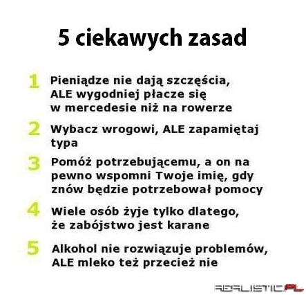 5 zasad