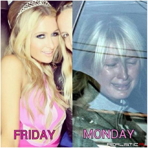 Friday vs Monday