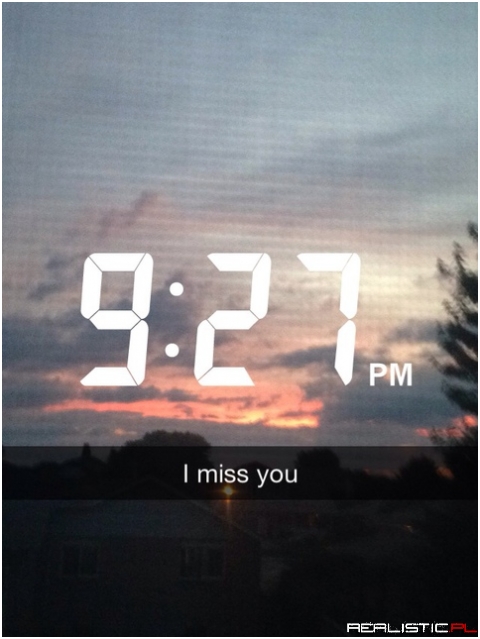 I miss you