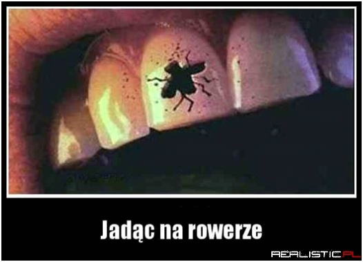 Jadąc na rowerze