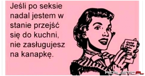 Jeśli po seksie...