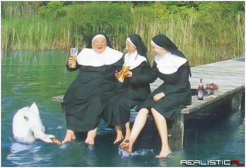 Just a Group of Drunk Nuns