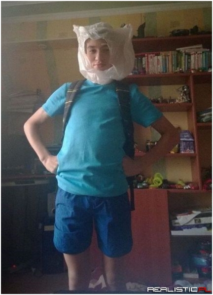Low-Budget Finn Cosplay