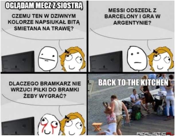 Mecz z siostrą