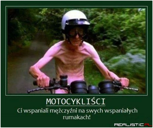 Motocykliści