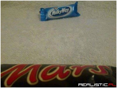 Niesamowity widok drogi mlecznej z Marsa