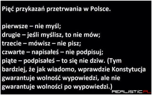Pięć przykazań
