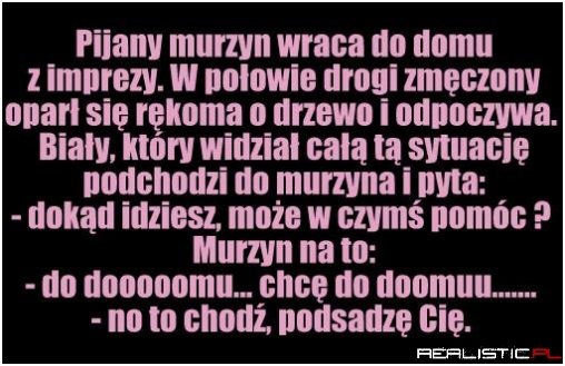 Pijany murzyn
