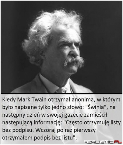 Prawdziwy mistrz ciętej riposty