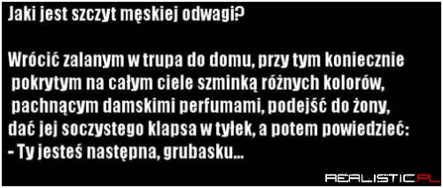 Szczyt męskiej odwagi