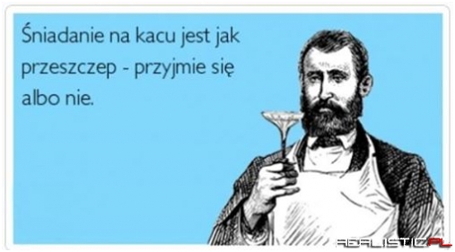 Weekendowe poranki bywają ciężkie