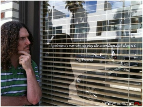 Weird Al Does Not Approve of Your Conventional Wisdom