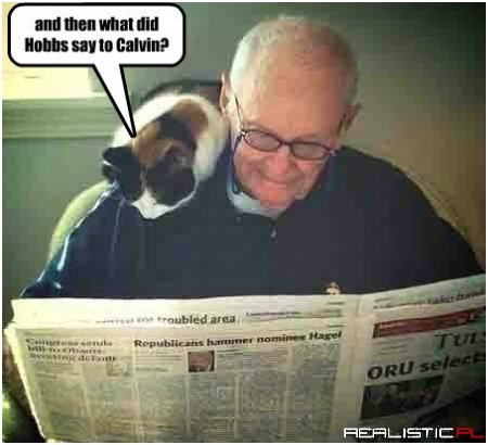 Who Says Reading the Paper Has Lost its Thrill