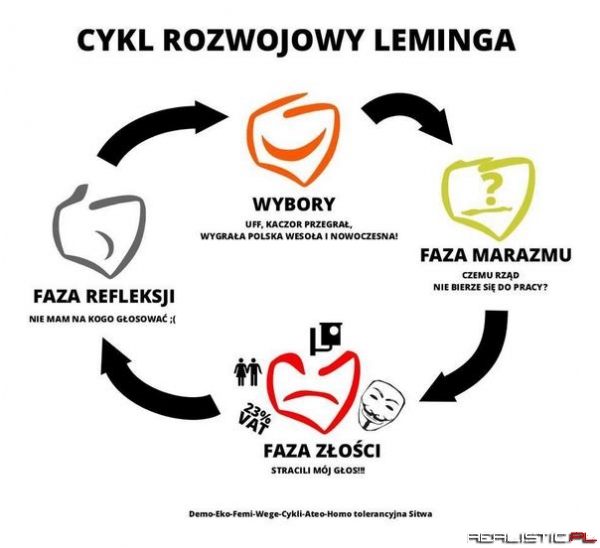 Cykl rozwoju leminga