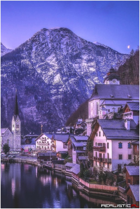 Daybreak at Hallstatt, Austria