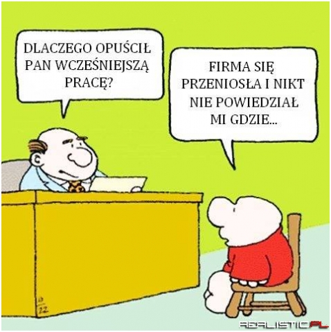 Dlaczego opuścił pan pracę