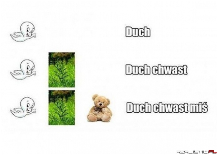 Duch chwast miś