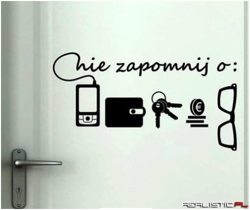 Naklejka, która pomoże uniknąć wielu problemów