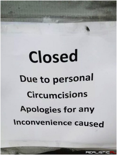 Next Time, Just Say You're Closed...