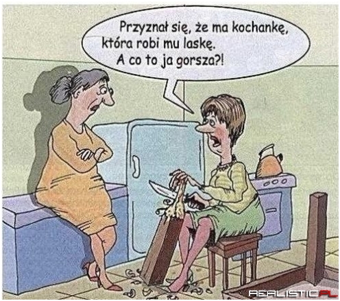 Nie chciała być gorsza