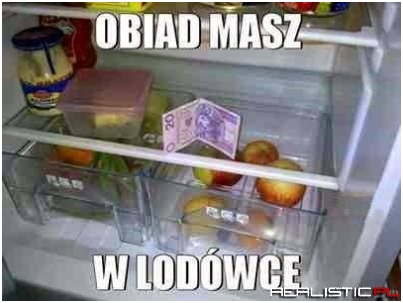 Obiad w lodówce