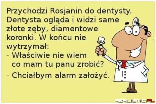 Rosjanin u dentysty