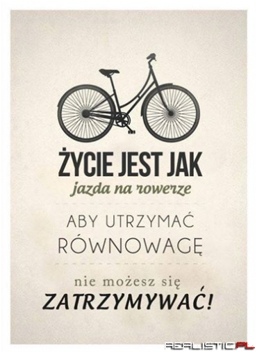 Równowaga to podstawa