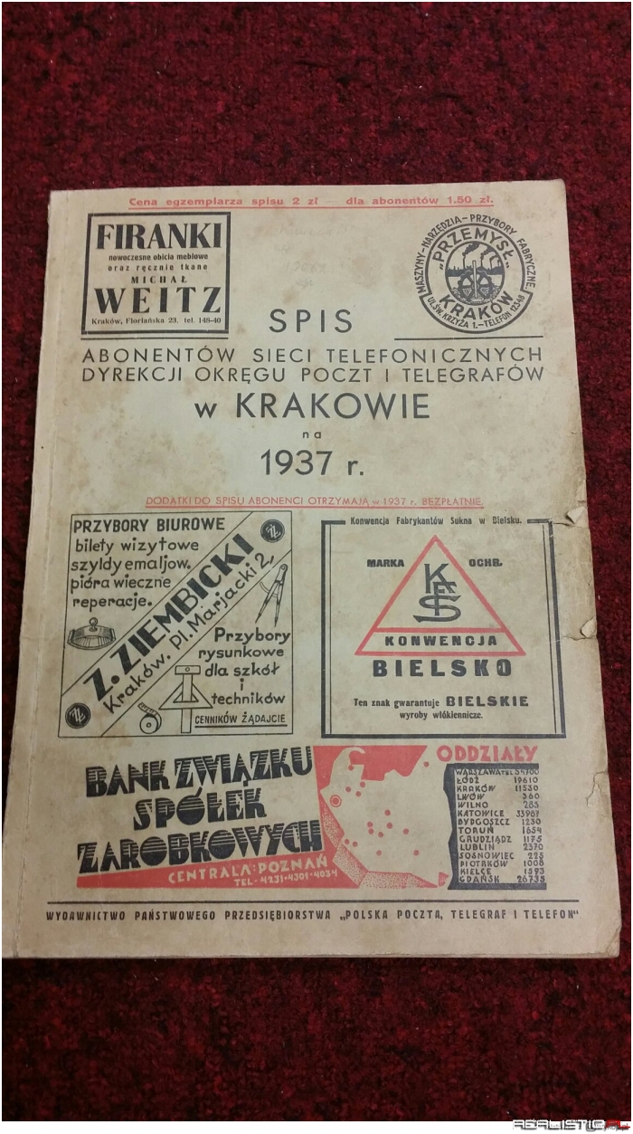 Spis abonentów sieci telefonicznych