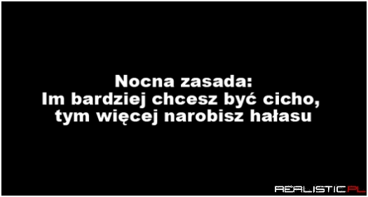 Szczególnie po powrocie z imprezy