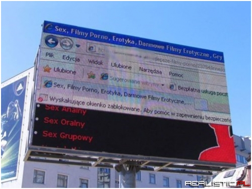 The Billboard-Sized Fap Experience