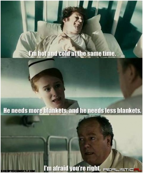 This is how it feels when I try to sleep when sick