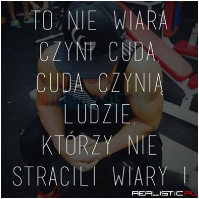 To nie wiara czyni cuda!