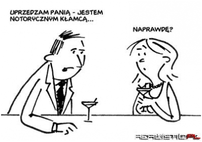 Uprzedzam panią