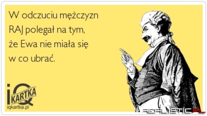 W odczuciu mężczyzn