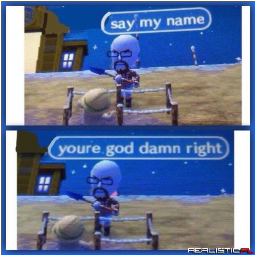 Walter White Plays Animal Crossing