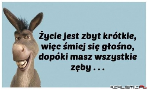 ycie jest zbyt krótkie ...