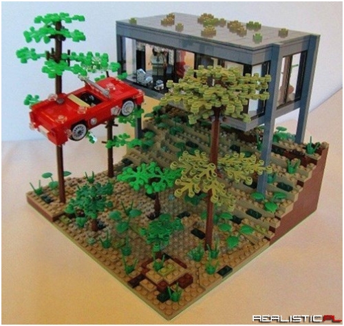 A Classic Scene in Classic Bricks