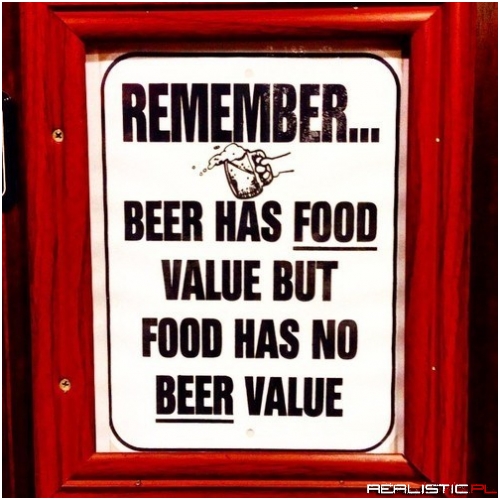 Beer Over Food...Always