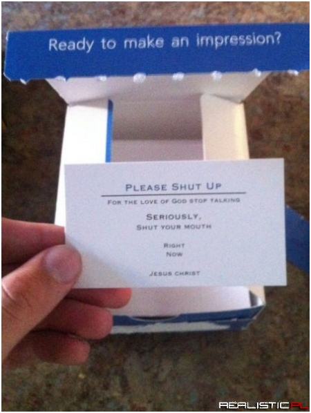 Everyone Needs This Business Card Sometimes