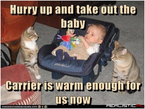 Hurry up and take out the baby