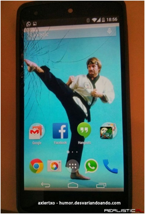 If You Have a Cracked Screen, Make the Most of it