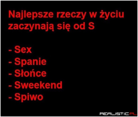 Najlepsze rzeczy w życiu